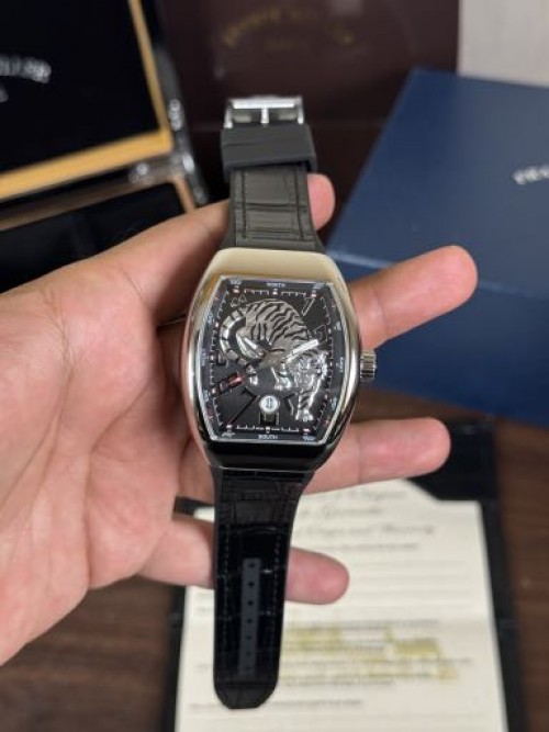 Franck Muller Vanguard Tiger Black Silver