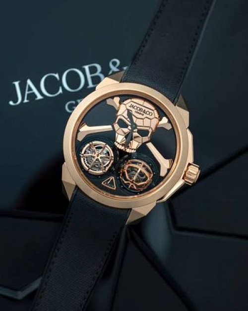 Jacob Co Skull Double Tourbillion