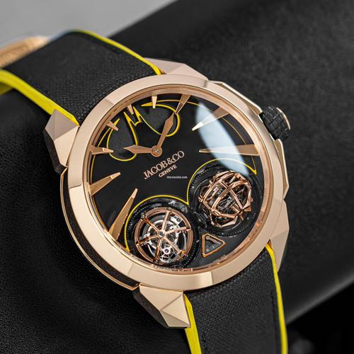 Jacob Co Batman Double Tourbillion Black Rose Gold