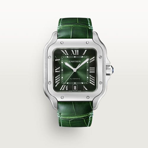 Cartierr De Santos Green Dial