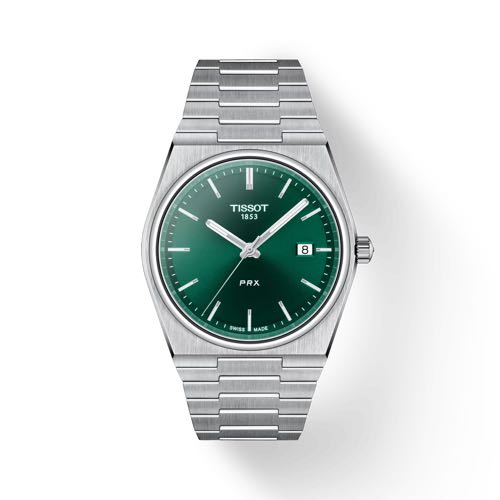 Quartz Tissot PRX Solid Mint Green Dial