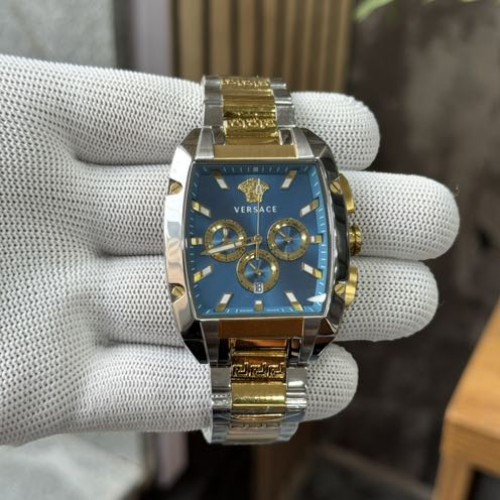 Versace Dominus Chronograph Blue Dial