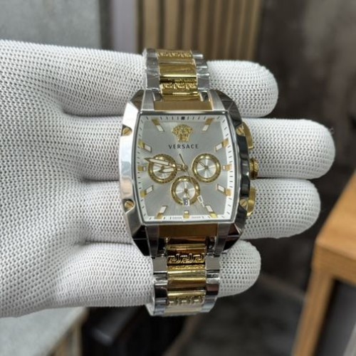 Versace Dominus Chronograph White Dial