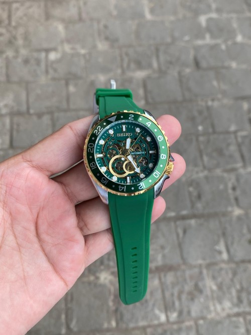 Seiko Automatic Green Gold