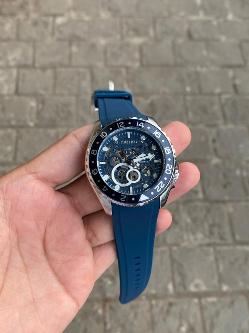 Seiko Automatic Blue Silver