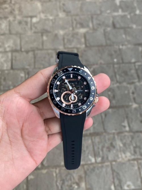 Seiko Automatic Silver Copper