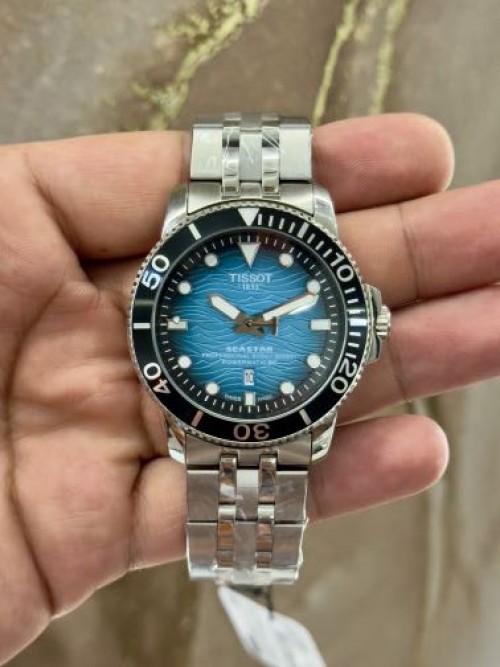 Tissot Seastar Powermatic 80 Automatic Sky Blue