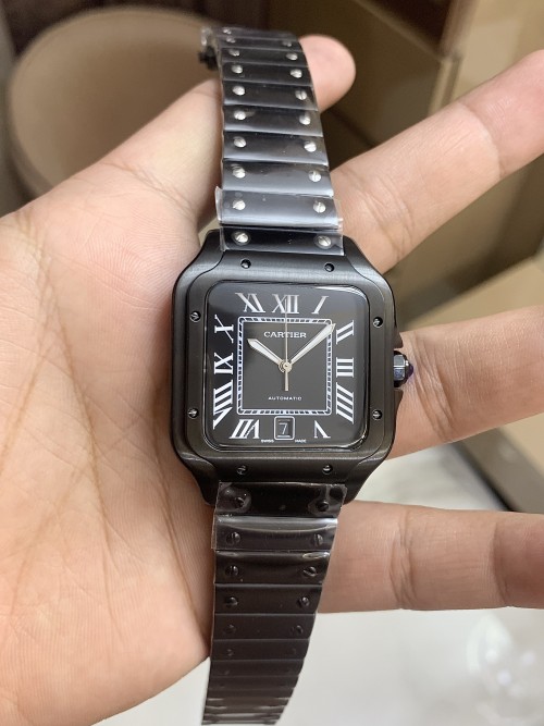 Cartierr Santos All Black Automatic