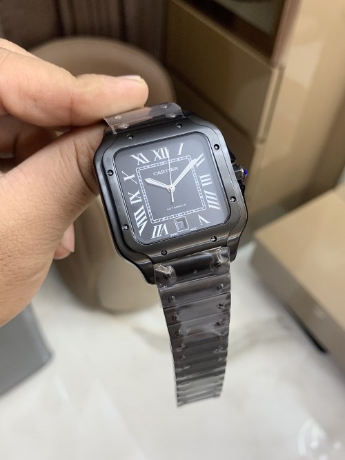 Alternative view of Cartierr Santos All Black Automatic