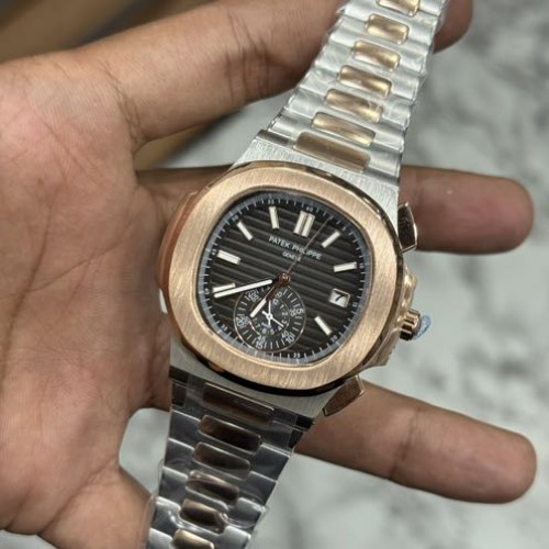 Patek Philippe Nautilus Two Tone Chrono