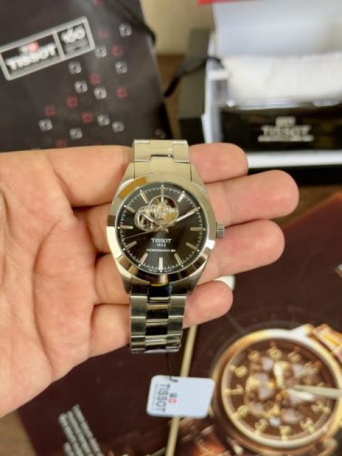 Tissot Powermatic 80 Open Heart Black