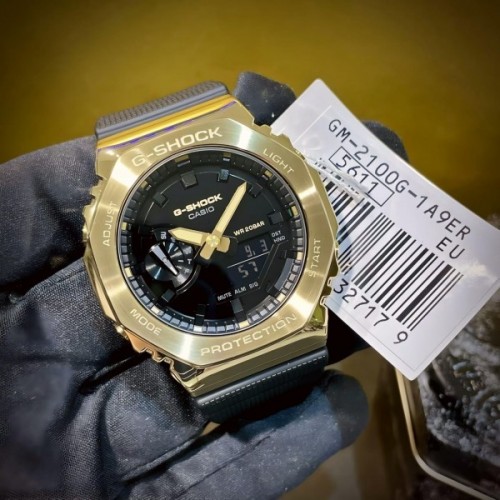 Casio G Shock GM 2100 Gold