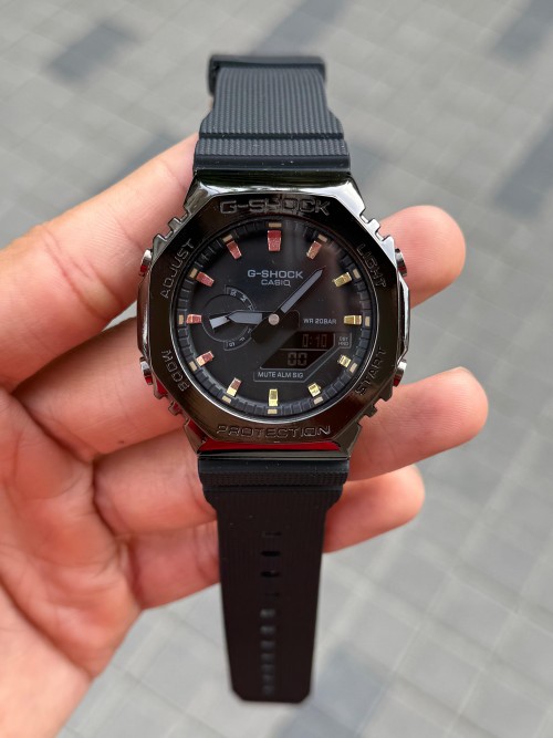 Alternative view of Casio G Shock GM 2100 Black