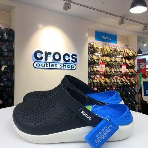 CROC S LITE RIDE BLUE WHITE