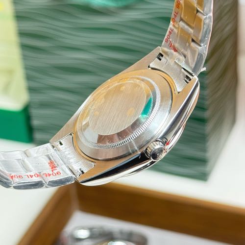 Alternative view of Rolex Oyster Perpetual 41MM Emerald Blue Dial