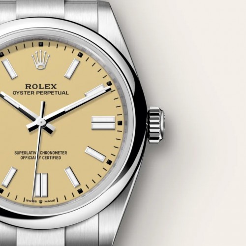 Alternative view of Rolexx Oyster Perpetual Beige Zr Yz