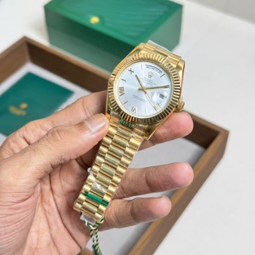 Rolex Day Date 40MM Gold White Dial