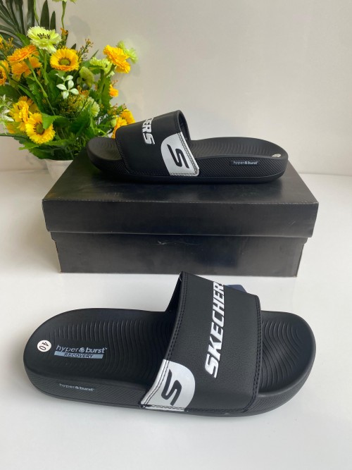 Alternative view of SKECHER HYPER BURST SLIDE BLACK