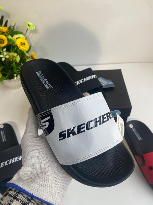 SKECHER HYPER BURST SLIDE WHITE