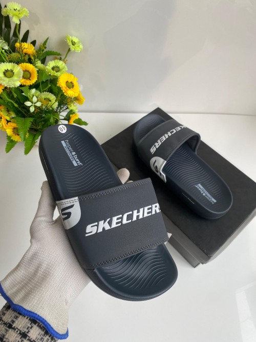 SKECHER HYPER BURST SLIDE GREY