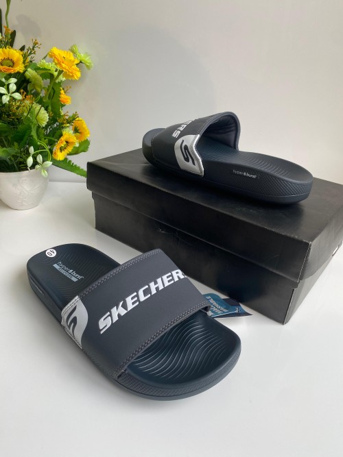 Alternative view of SKECHER HYPER BURST SLIDE GREY