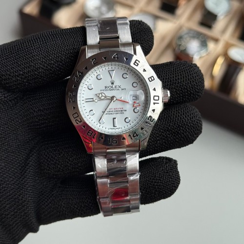 Role X Oyster Perpetual Explorer 2 0 Quartz Silver White