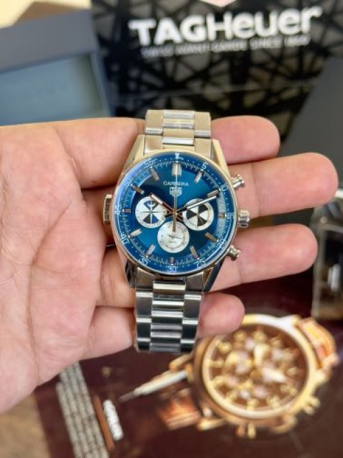 TAG Heuer Seafarer X Hodinkee Carrera Chronograph Blue