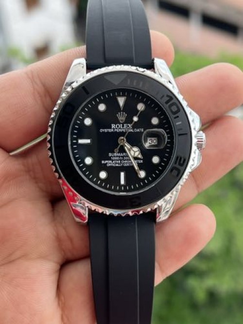 Alternative view of ROLEX YATCH MASTER SILVER