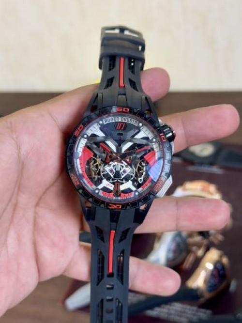 Roger Dubuis Excalibur Spider Flyback Black Red