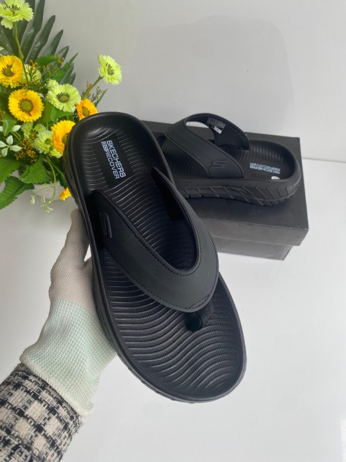 Skecher Go Recover Adjust Premium All Black Simplex