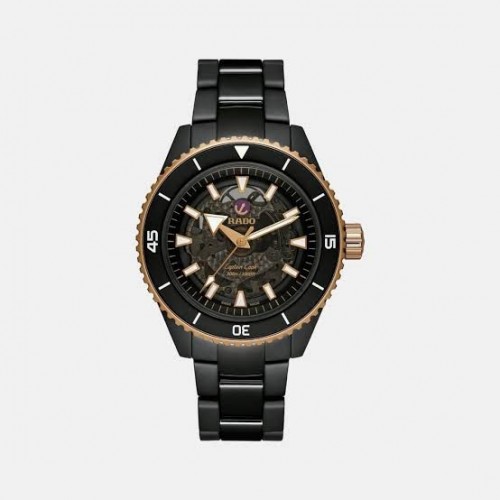 Rado Captain Cook Skeleton Black