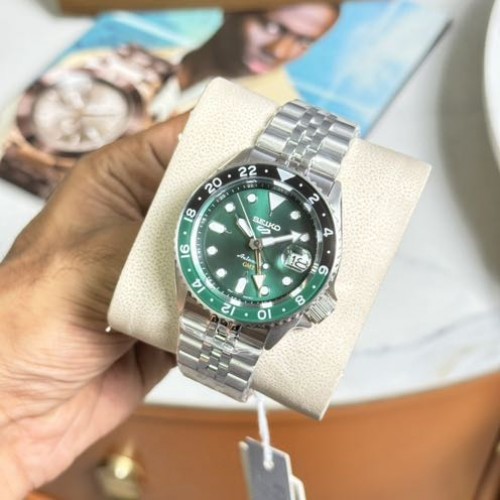 Seiko 5 Sports GMT Green Dial