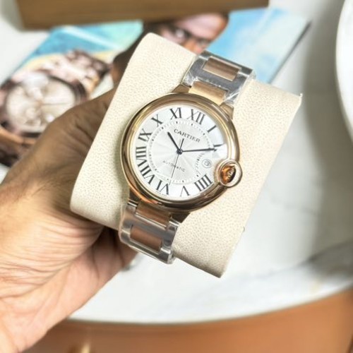 Cartier De Ballon Duo Tone White Dial