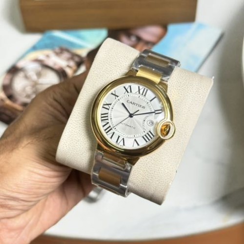 Cartier De Ballon Duo Tone White Dial