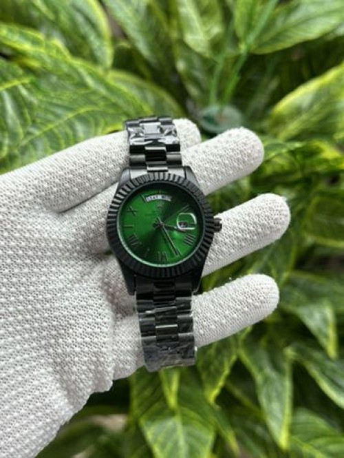 ROLEX DAY DATE BLACK GREEN