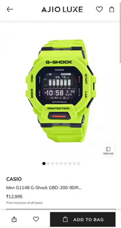 Casio G Shock GBD-200