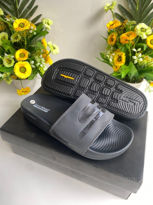 SKECHER HYPER BURST SLIDE GREY