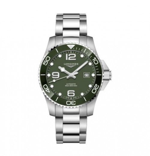 Longines HydroConquest Silver Green