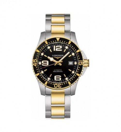 Longines HydroConquest Silver Gold Black