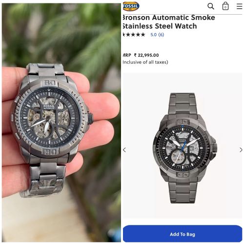 Fossil Bronson Me3218