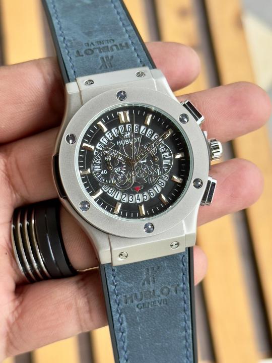 HUBLOT_CRONOGRAPH_SILVE_BLUE