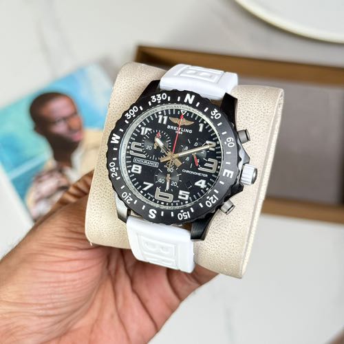 Breitling Chronometer Endurance Silicone Strap Watch