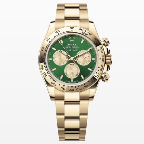 Alternative view of Rolex Daytona 2025 Green Dial