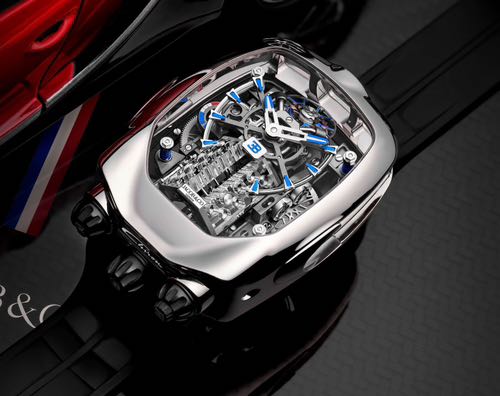 Jacob Co Bugatti Chiron Tourbillon White Gold