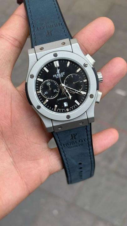HUBLOT_CRONOGRAPH_SILVE_BLUE