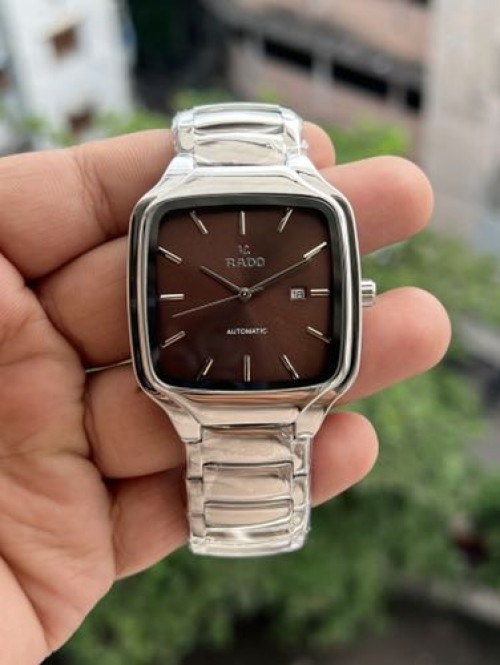 RADO SQUARE SILVER BROWN