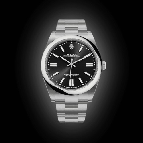 Rolexx Oyster Perpetual Black Zr Yz