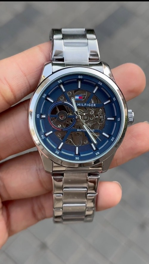 Alternative view of Tommy Hilfige R Automatic Chain Silver Blue