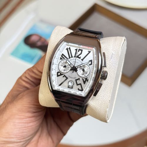 Franck Muller Vanguard Yachting Silver White