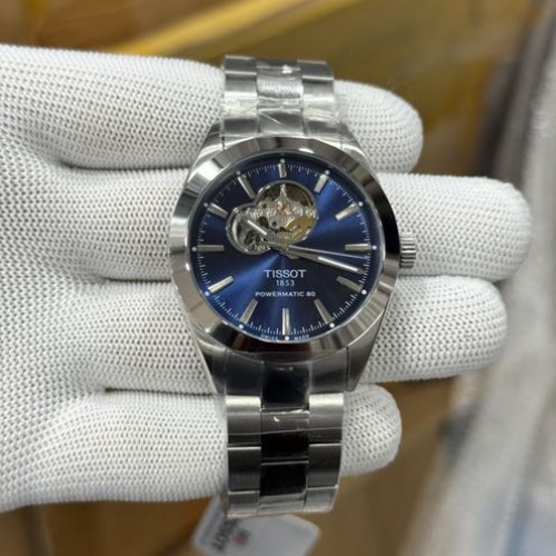 Tissot Powermatic 80 Open Heart Blue